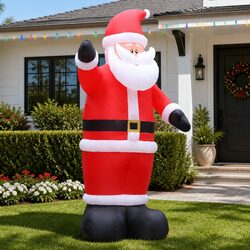 Practical Use of 5M Inflatable Santa Decoration for Holidays