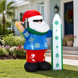 Practical 1.6M Christmas Inflatable Santa for Any Space