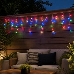 Practical Solar Icicle String Lights 12.5M