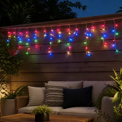 Practical Solar Icicle String Lights 12.5M