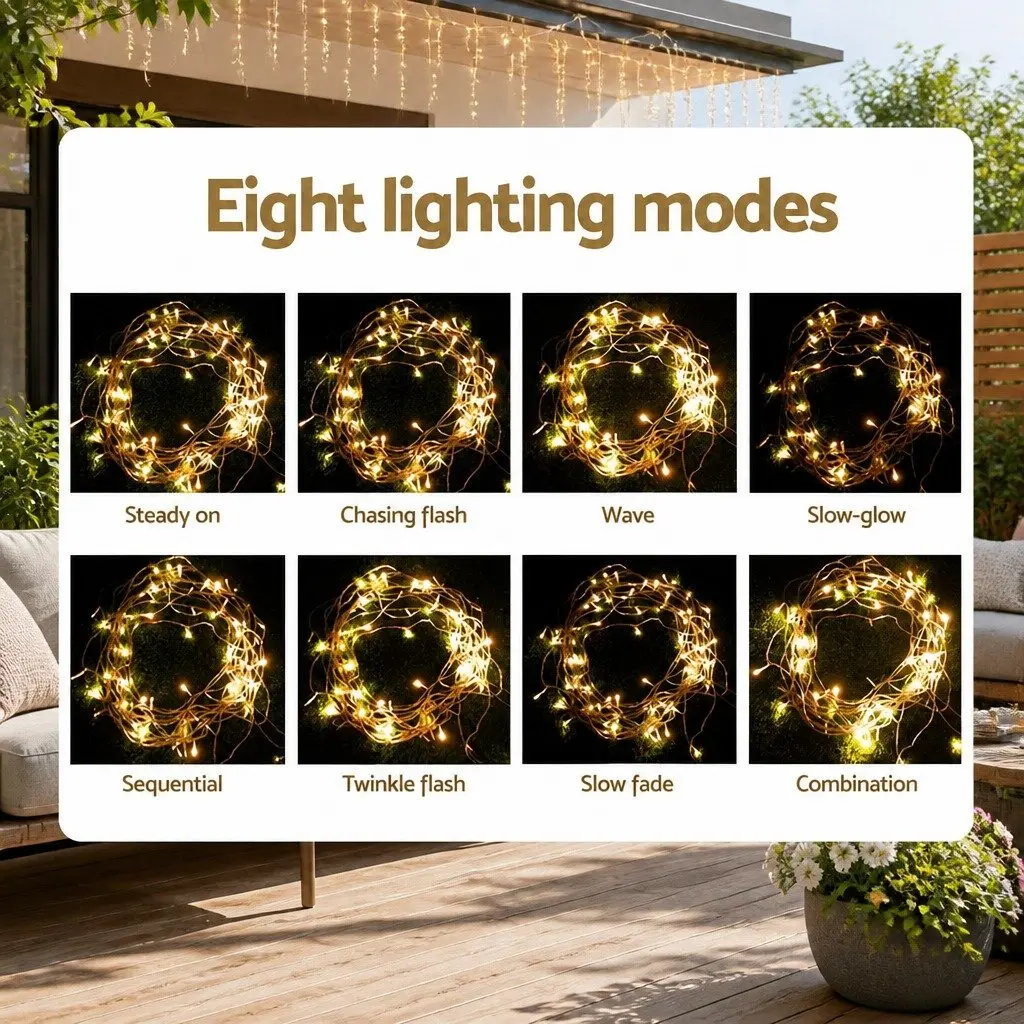 20M LED Icicle Lights for Home Decoration