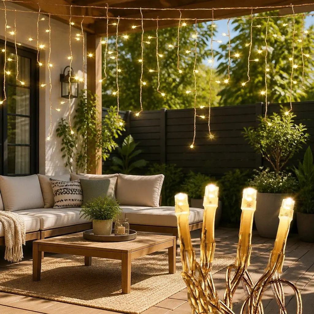 20M LED Icicle Lights for Home Decoration