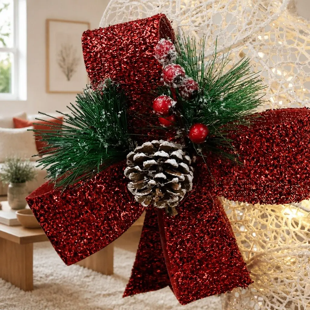 LED Christmas Lights Outdoor 3D Reindeer Sleigh Decoration Warm-White Multi-Color 165cm x 49cm x 120cm