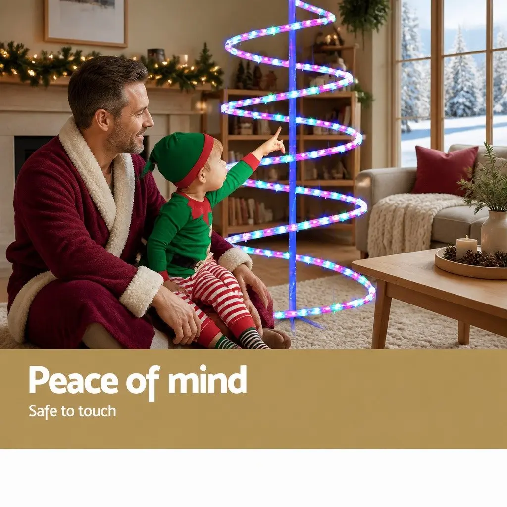 LED Christmas Tree Metal Frame 1.88M Multicoloured Lights
