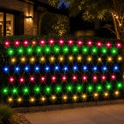 Practical 600 LED Multicolour Net Lights for Events