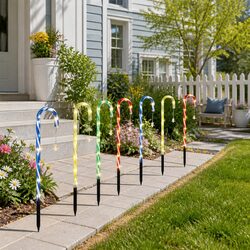 8 PCS Solar-Powered Christmas Path Lights for Your Home