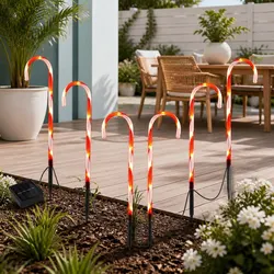 Practical 6 PCS LED Christmas Ground Lights for Any Space
