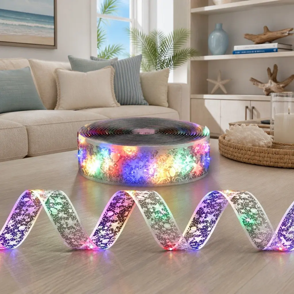 Christmas Lights LED Ribbon String 20M Multicolour Indoor Outdoor Decoration