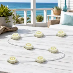 Versatile 15M Solar LED Christmas Lights for Outdoor Use
