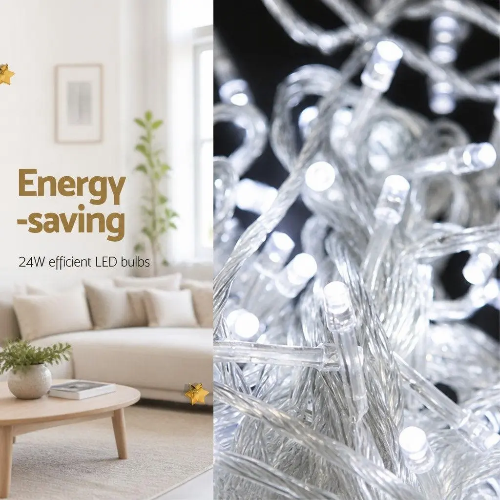 Christmas String Lights 100M LED Cool White Outdoor Indoor Lighting