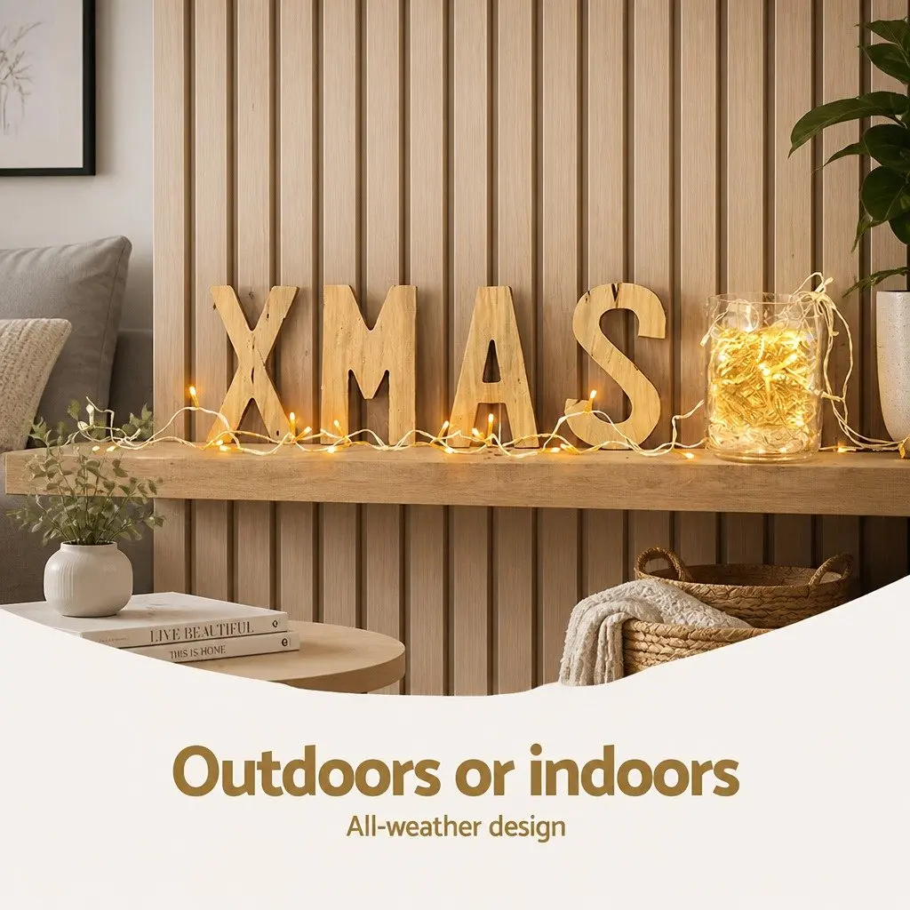 100M String Lights Warm White LED 500 Bulbs Indoor Outdoor Decoration Christmas