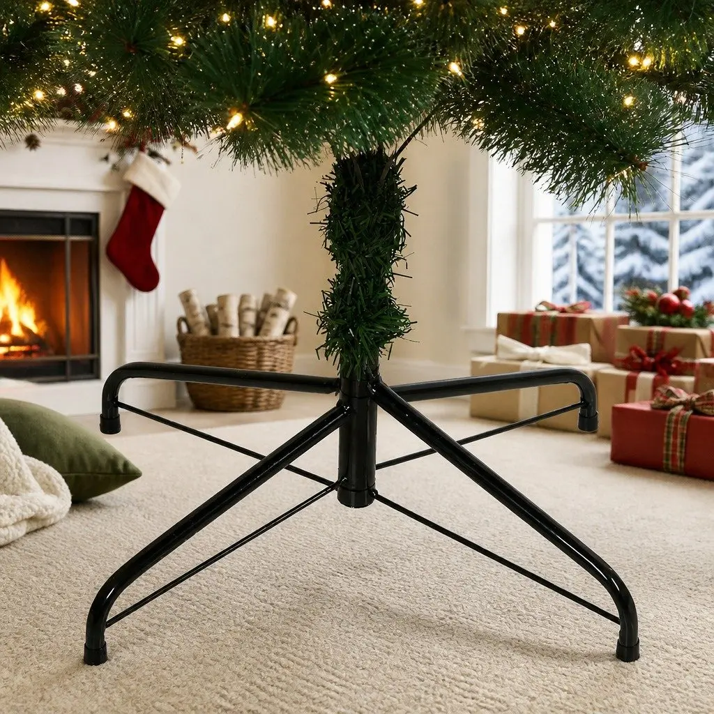 Artificial Christmas Tree Green PVC 1.5M Holiday Decoration