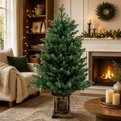 Versatile 1.2M Pre-Lit Christmas Tree for Any Room