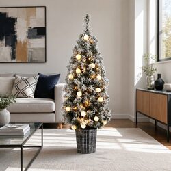 Perfect 1.2M Christmas Potted Tree for Any Home