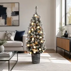 Perfect 1.2M Christmas Potted Tree for Any Home