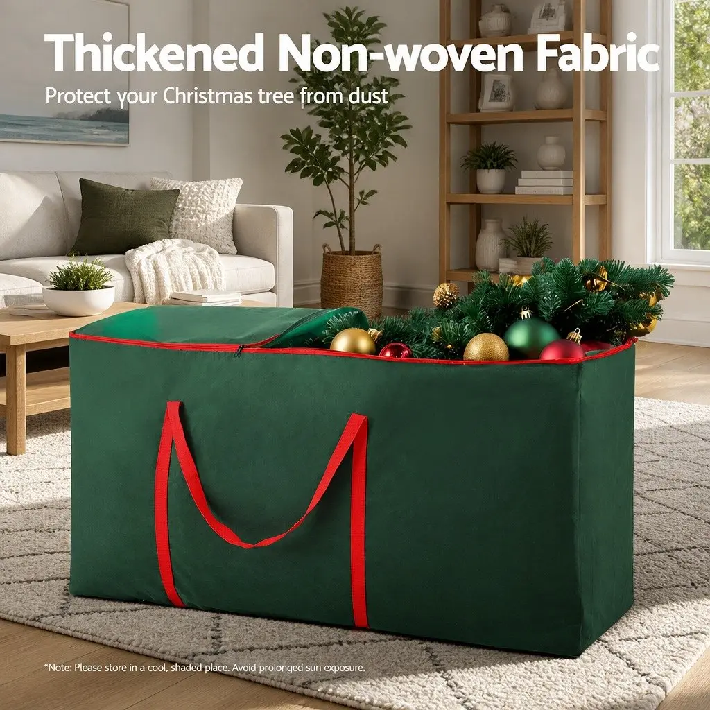 Christmas Tree Storage Bag Oxford Fabric 8ft Green