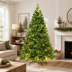 Practical 7FT Pre-lit LED Christmas Tree for Any Space