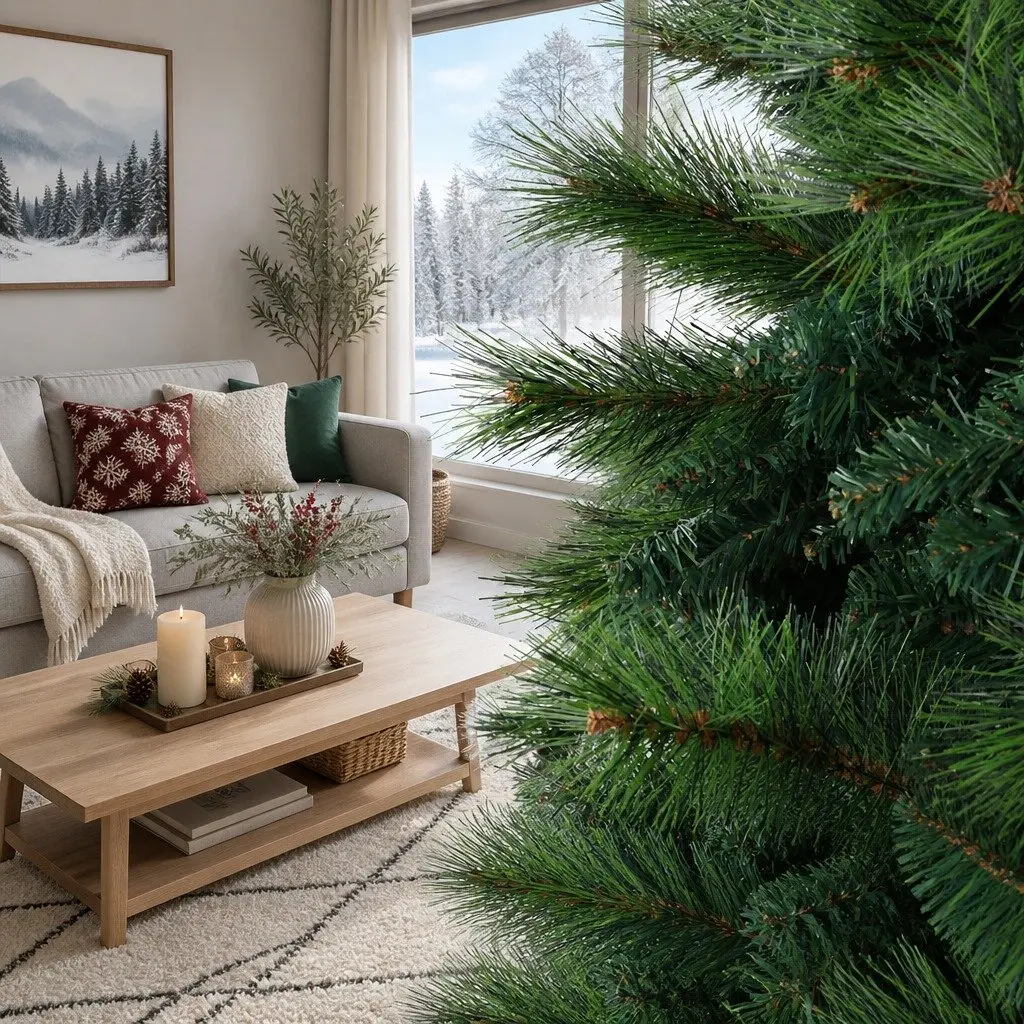 Christmas Tree Artificial PVC 1.8M Green Pine Holiday Decoration