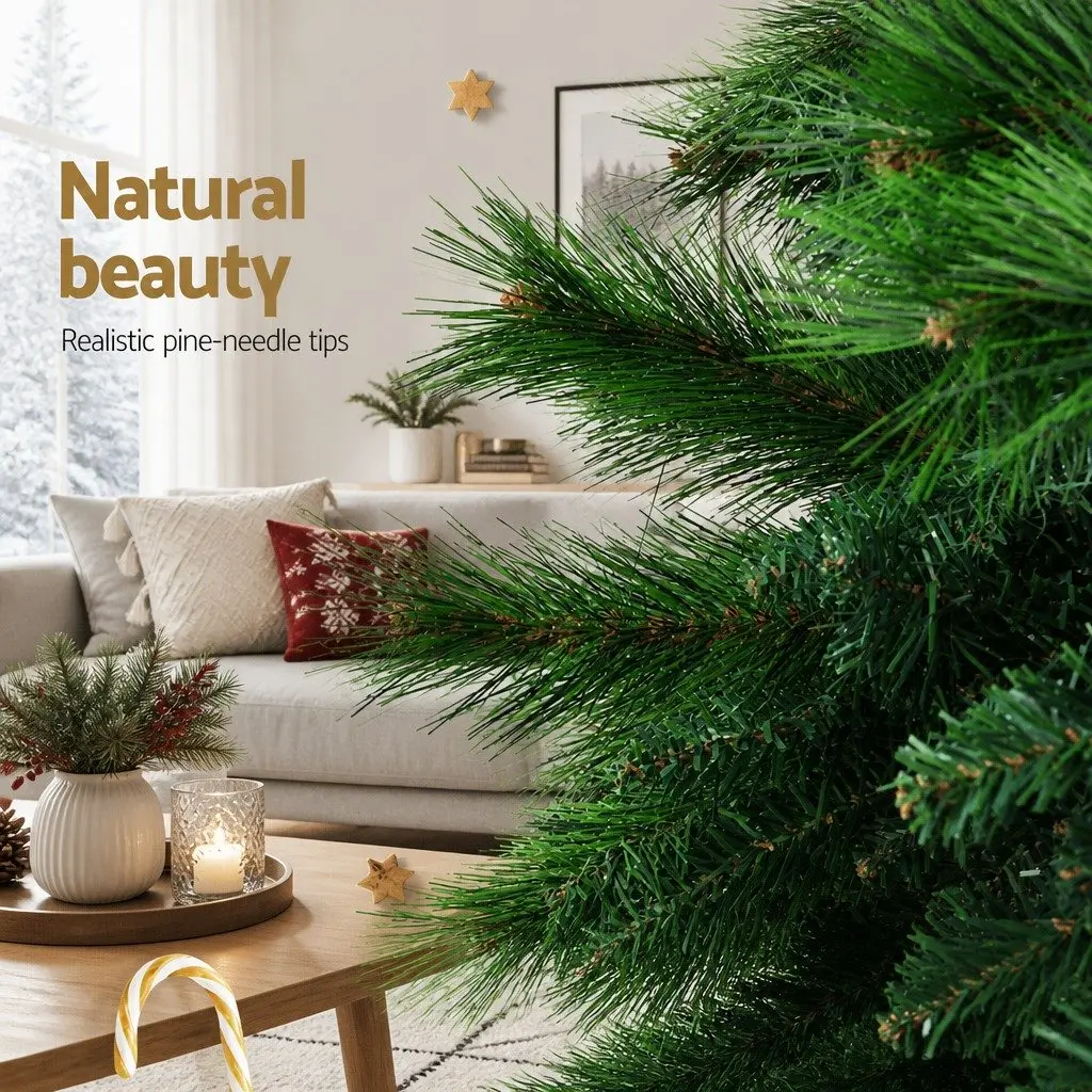 Christmas Tree Artificial PVC 1.8M Green Pine Holiday Decoration