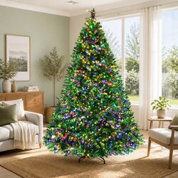 Practical Christmas Tree for Holiday Gatherings - 2.4M