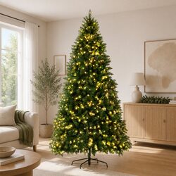 Ideal for Family Gatherings: 2.7M Pre-lit Christmas Tree