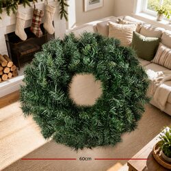 Versatile 60cm Christmas Wreath for Every Space