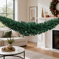 Practical Green Christmas Garland 2.4m for Holiday Decor