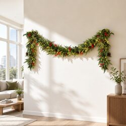 Practical 3M Pre-lit Christmas Garland for Your Home