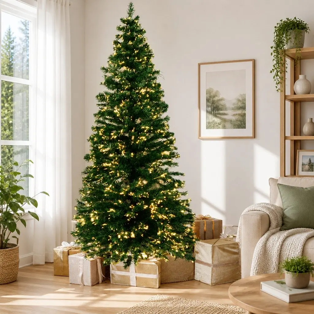6ft Optic Fibre LED Christmas Tree Warm White