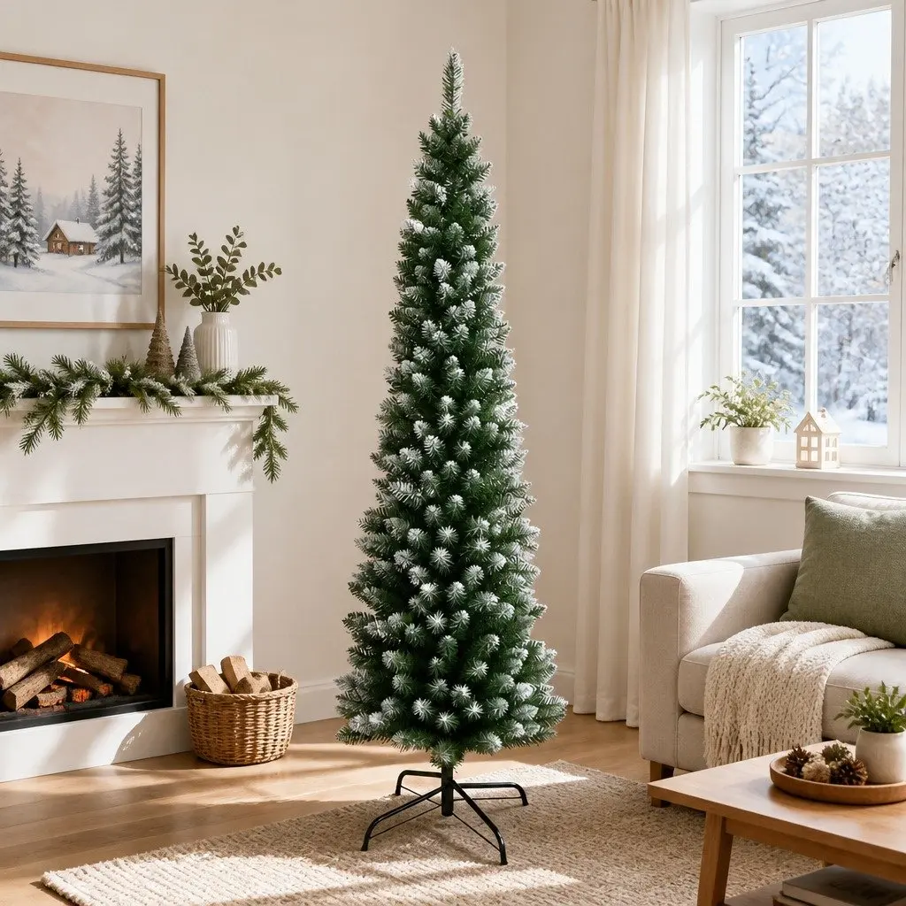 Christmas Tree PVC 1.8m Green Snowy 300 Tips