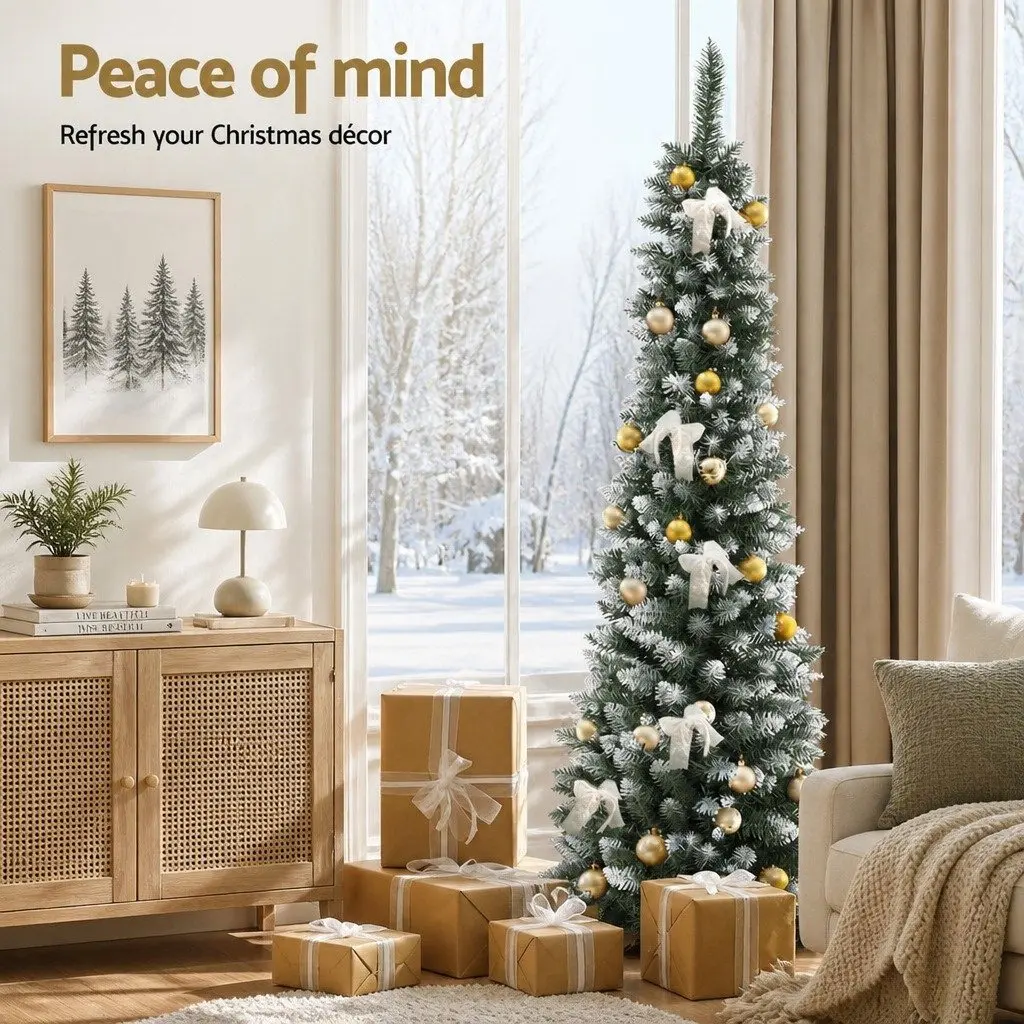 Christmas Tree PVC 1.8m Green Snowy 300 Tips