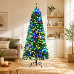Practical Pre-lit Christmas Tree for Effortless Holiday Setup