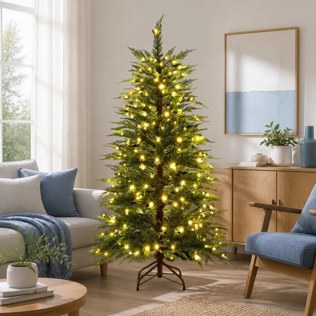 Christmas Tree 1.5M LED Xmas Tree Sparse 263 Tips Pre-Lit Party Home Decoration