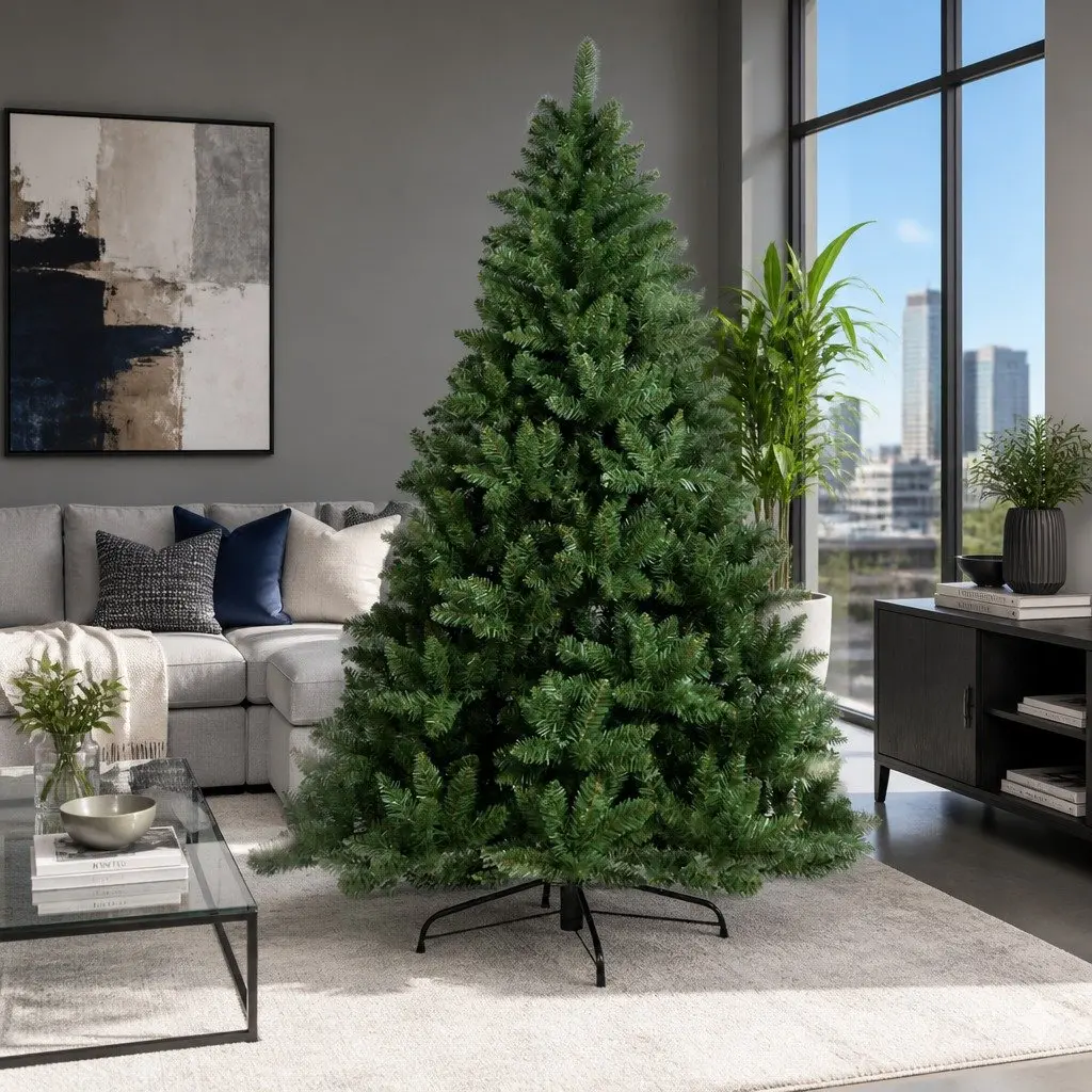 Artificial Fir Christmas Tree 2.1m Green 905 Tips
