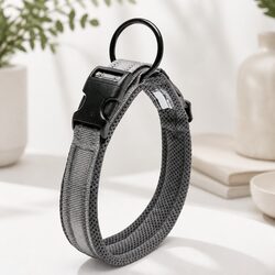 Practical XS Grey Dog Collar for Daily Use and Safety