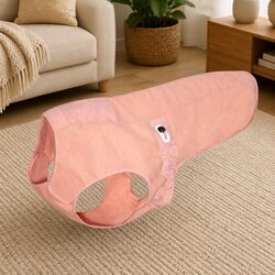 Dog Winter Coat Dusty Pink Small Antibacterial Pet Jacket Warm Protective