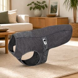 Dog Winter Coat Antibacterial Pet Jacket Charcoal Small Warm Insulated
