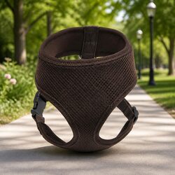 Practical Brown XS Dog Harness for Daily Adventures