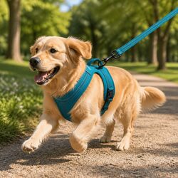 Sports No Pull Dog Harness Reflective Medium Large Dogs Chest Back Attachment
