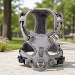 No Pull Dog Harness XL Reflective Breathable Mesh Handle Duraflex Buckles