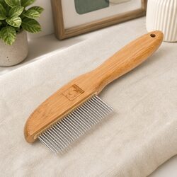 Bamboo Grooming Brush for Everyday Use with Dogs