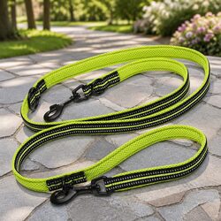 Practical Small Yellow Multi-Function Dog Leash