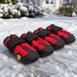 Practical Dog Booties for Cold Weather - 4 Pack
