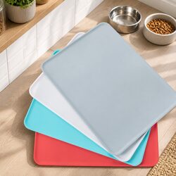 Functional Waterproof Pet Food Mat for Everyday Use