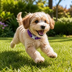 Practical XS Purple Dog Collar for Active Dogs and Puppies