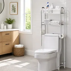 Bathroom Storage Rack for Everyday Use Above Toilets