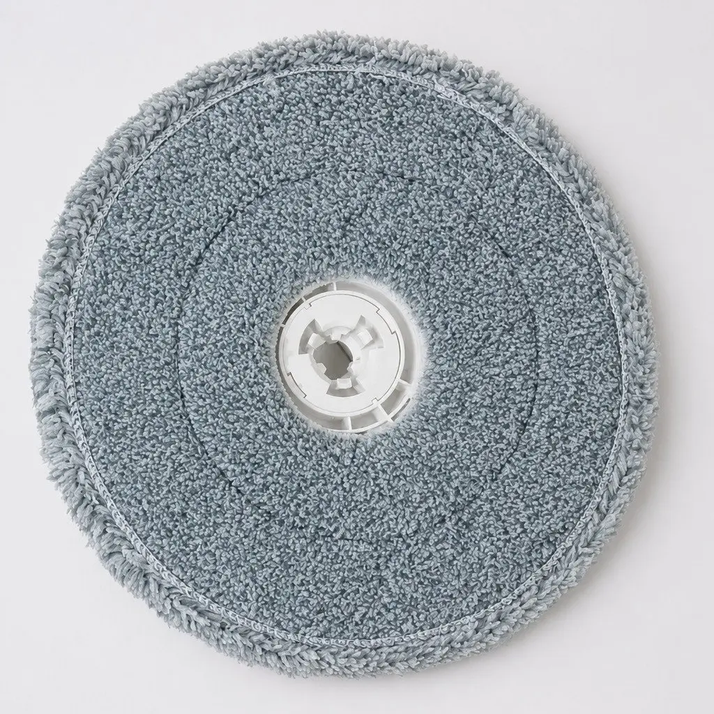 Flat Mop Rotary Hand-Wash-Free Sewage Separation Cleaning Grey White 102x18x23cm ABS PP Stainless Steel