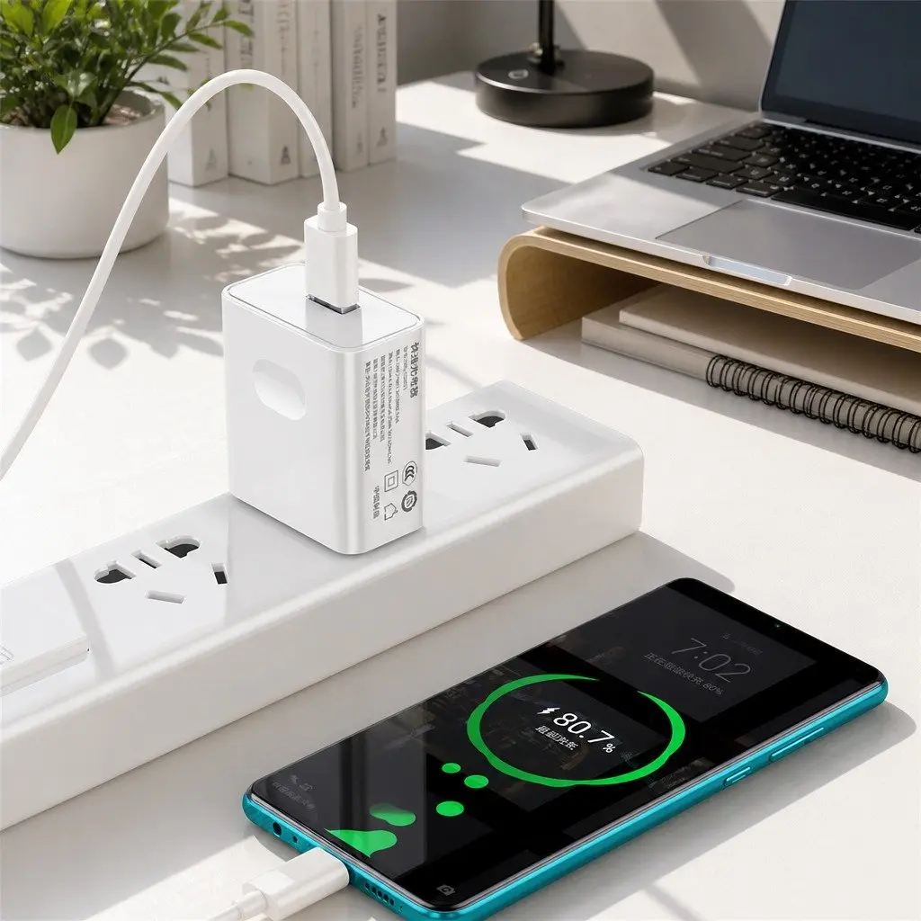 USB to USB-C Fast Charging Cable Nylon 1.5m Black