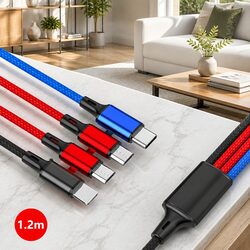 4-in-1 Charging Cable Perfect for Home and Travel