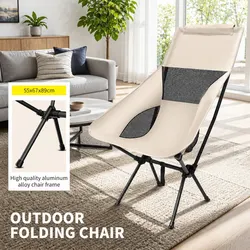 Versatile Moon Chair for Camping, Fishing, and Relaxing
